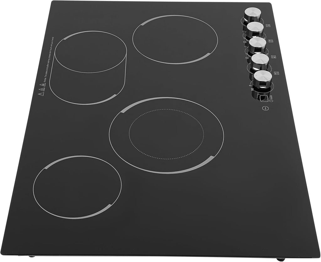 4 Burners Electric Cooktop, 30In Electric Kitchen Stoves 1200W Induction Cooktop with LED Screen for Home and Hotel 29.53 x 20.08 x 3.94 Inch