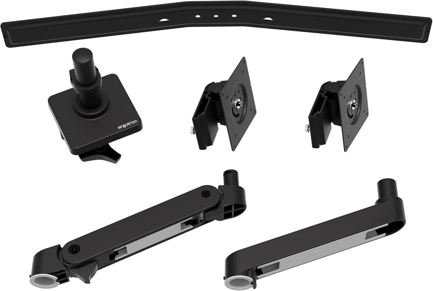 Ergotron – Upgraded LX Pro Premium Dual Direct Monitor Arm, VESA Desk Mount – for 2 Monitors Up to 27 Inches, 9 lbs Each – Matte Black