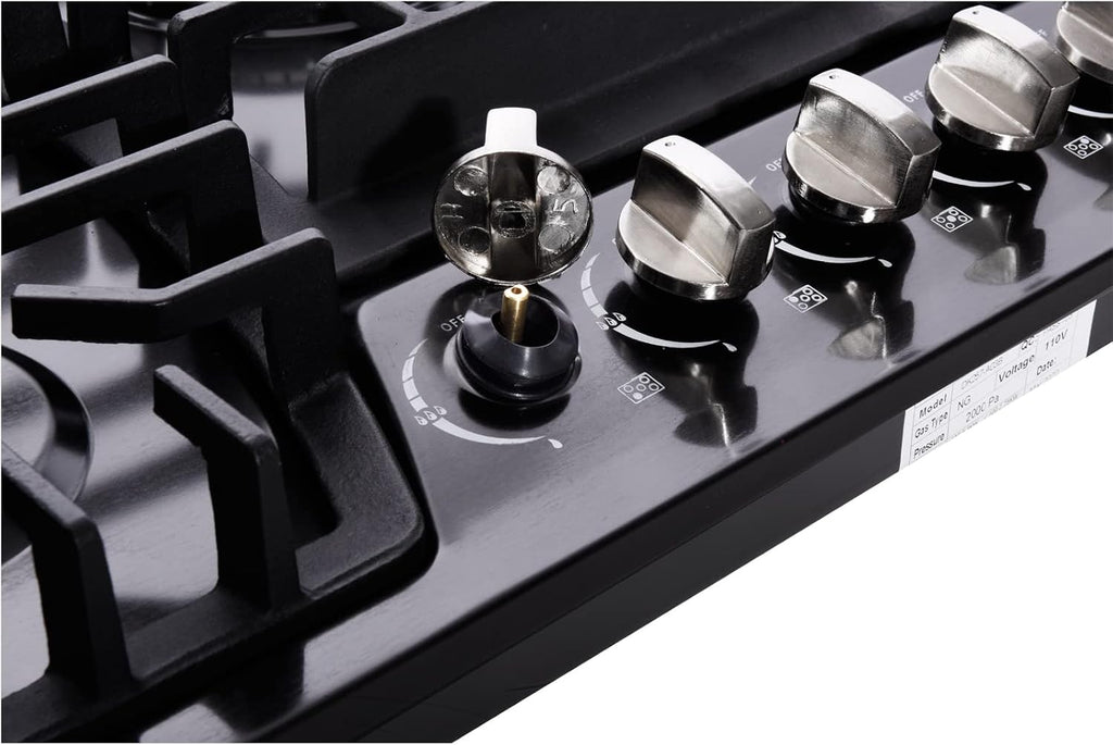 30 Inch Gas Cooktop Dual Fuel Sealed 5 Burners Stainless Steel Gas Cooktop Gas Hob DK257-A03B Gas Cooker