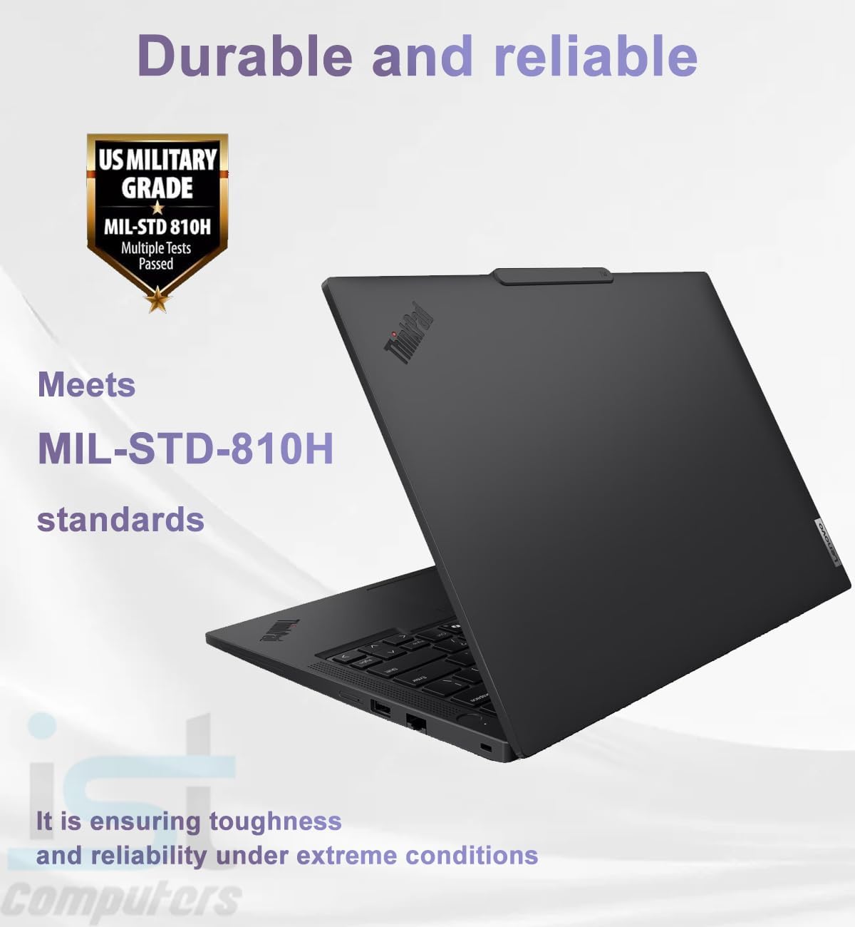 Lenovo ThinkPad T14 Gen 5 Business Laptop (14' FHD+, Intel Ultra 7 155U (>i7-13700H), 16GB DDR5 RAM, 512GB SSD), Fingerprint Reader, Backlit, 5MP Webcam, Ethernet, Wi-Fi 6E, Win 11 Pro, AI PC, Black