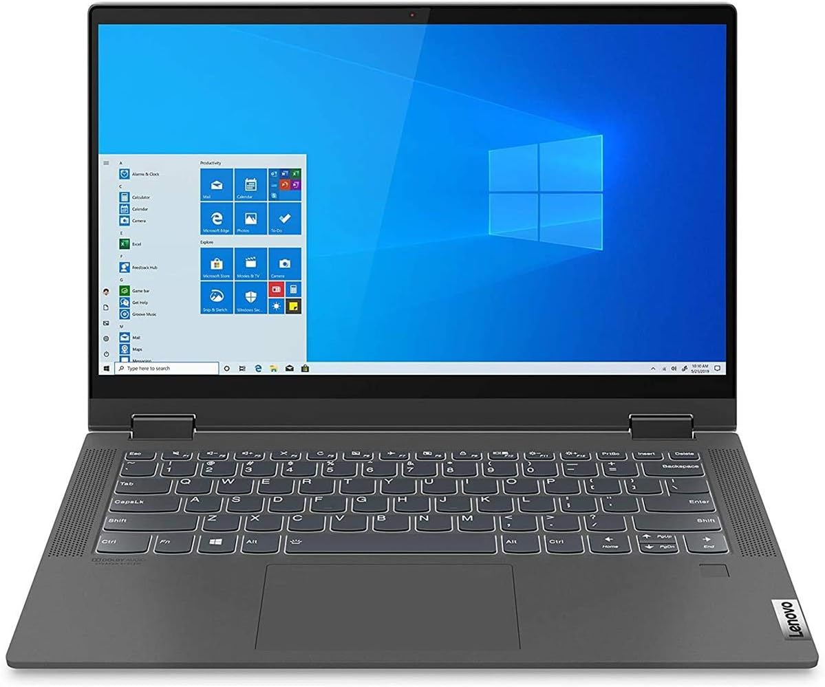Lenovo Flex 5 14 2-in-1 Laptop, 14.0' FHD Touch Display, AMD Ryzen 5 4500U, 16GB RAM, 256GB Storage, AMD Radeon Graphics, Digital Pen Included, Win 10