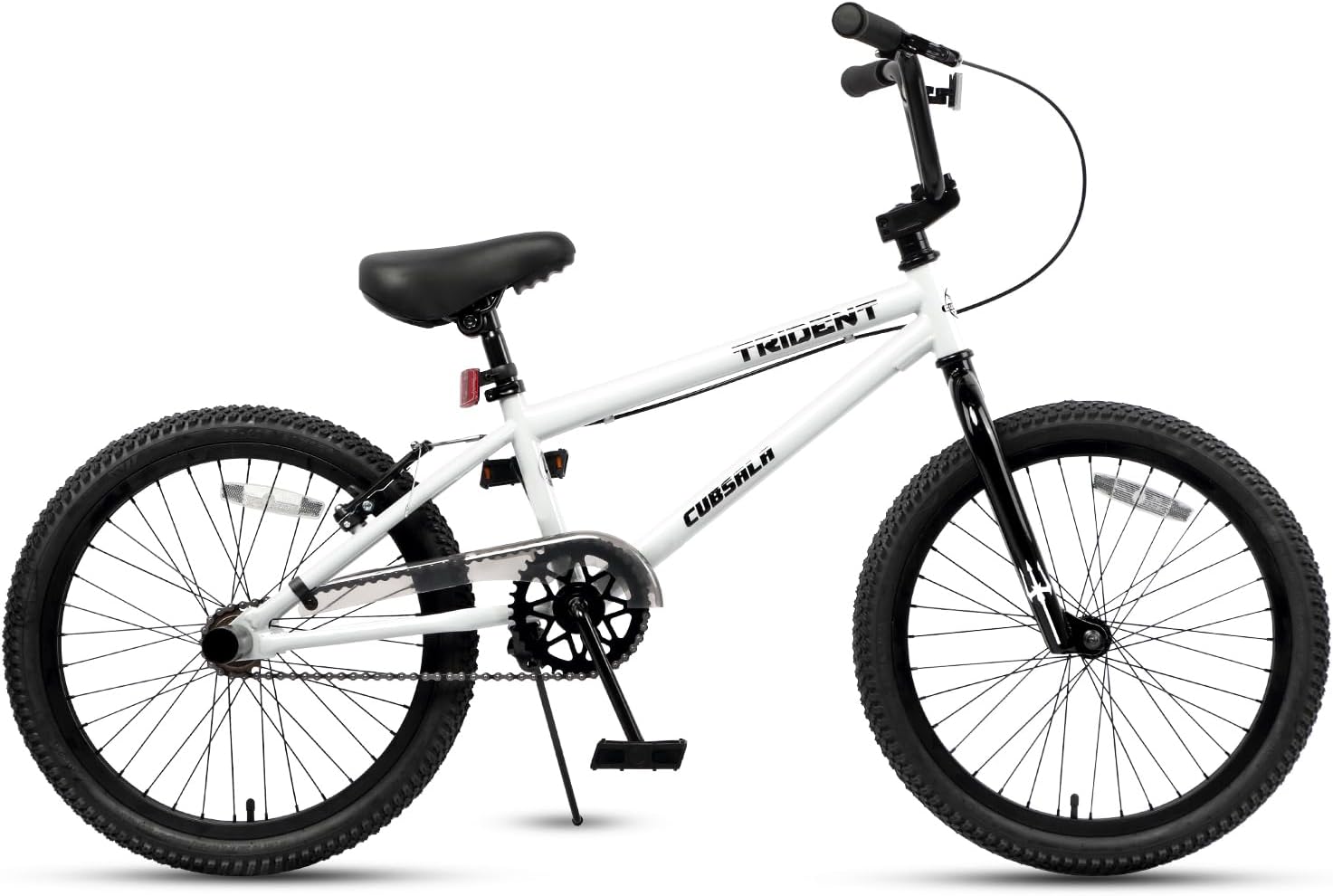 cubsala 20 24 26 Inch BMX Race Bike Trident Bicycles Beginner-Level to Advanced Riders with 2 Pegs, Multiple Colors