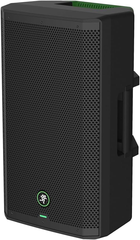 Mackie Thrash212 GO 12' 300W Powered PA Loudspeaker System with Auray 51' Speaker Stand Bag, Auray Steel Speaker Stand with Tripod Base and 20-Inch XLR-XLR Audio Cable