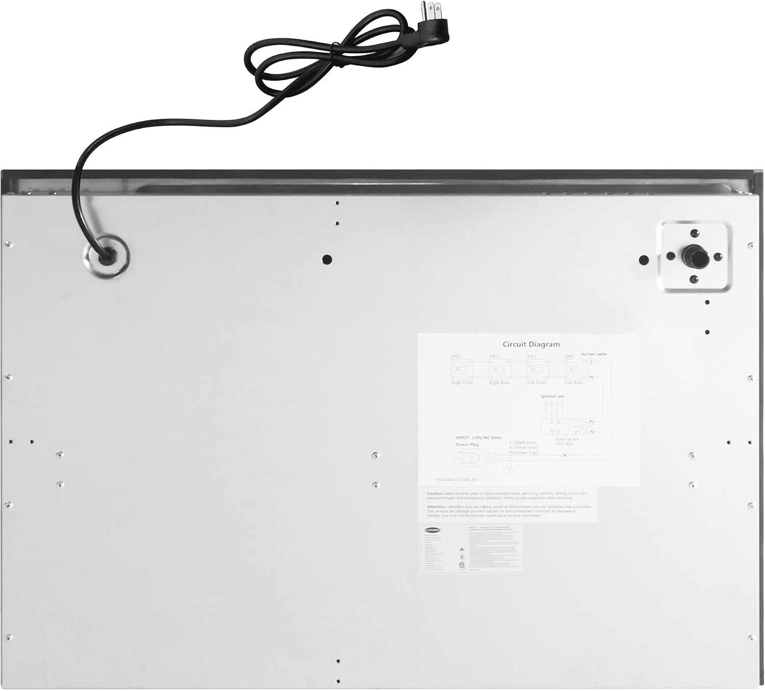 COSMO COS-DIC304 30 in. Gas Cooktop in Stainless Steel with 4 Italian Made Burners