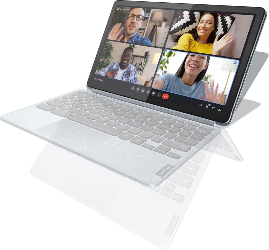 Lenovo - IdeaPad Duet 3 Chromebook - 11.0' (2000x1200) Touch 2-in-1 Tablet - Snapdragon 7cG2-4G RAM - 128G eMMC - with Keyboard - Misty Blue