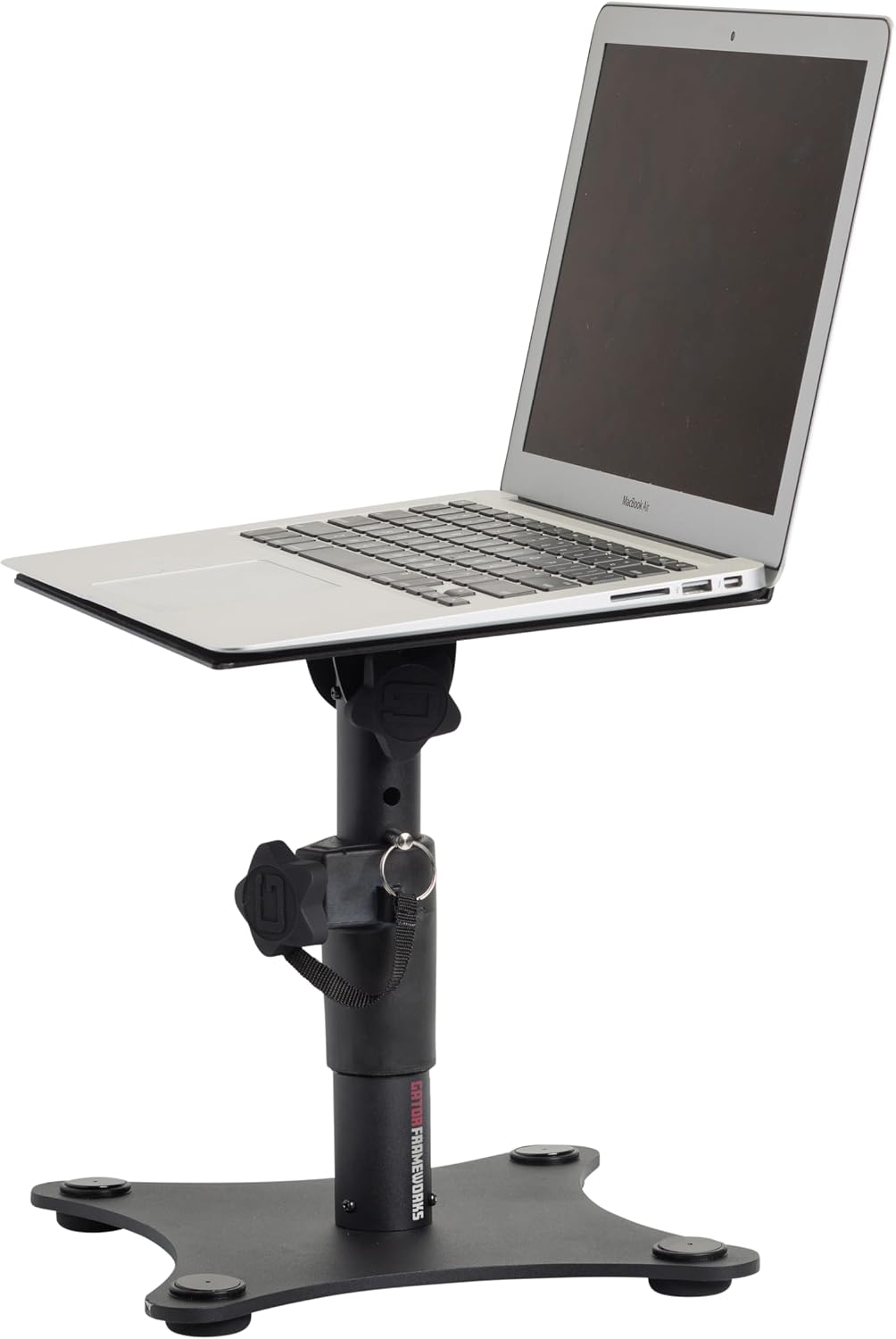 Gator Frameworks Desktop Studio Monitor and Speaker Stands with EVA Foam Padded Surface, Angle Adjustable from 0° to 15° – Set of 2 (GFWSPKSTMNDSK)