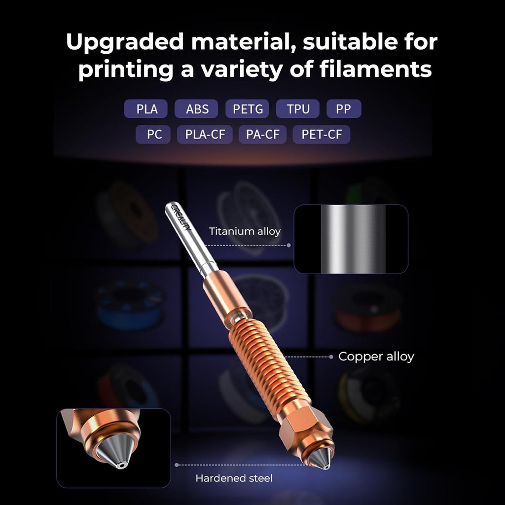Creality Ender 3 V3 Plus 3D Printer Bundle with Ender 3 V3 Plus Unicorn Quick-Swap Nozzle Kit (4PCS)
