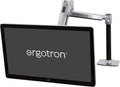 Ergotron – LX Sit-Stand Single Monitor Arm, VESA Desk Mount – for Monitors Up to 42 Inches, 7 to 25 lbs – Polished Aluminum