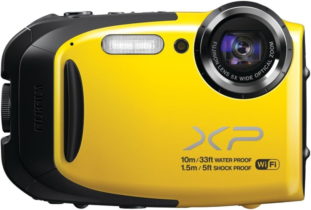 Fujifilm XP70 16 MP Digital Camera with 2.7-Inch LCD (Yellow)