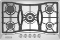 Empava 30' Gas Cooktop with 5 Italy Sabaf Sealed Burners NG/LPG Convertible Stainless Steel in Black Model 2020, 30 inches