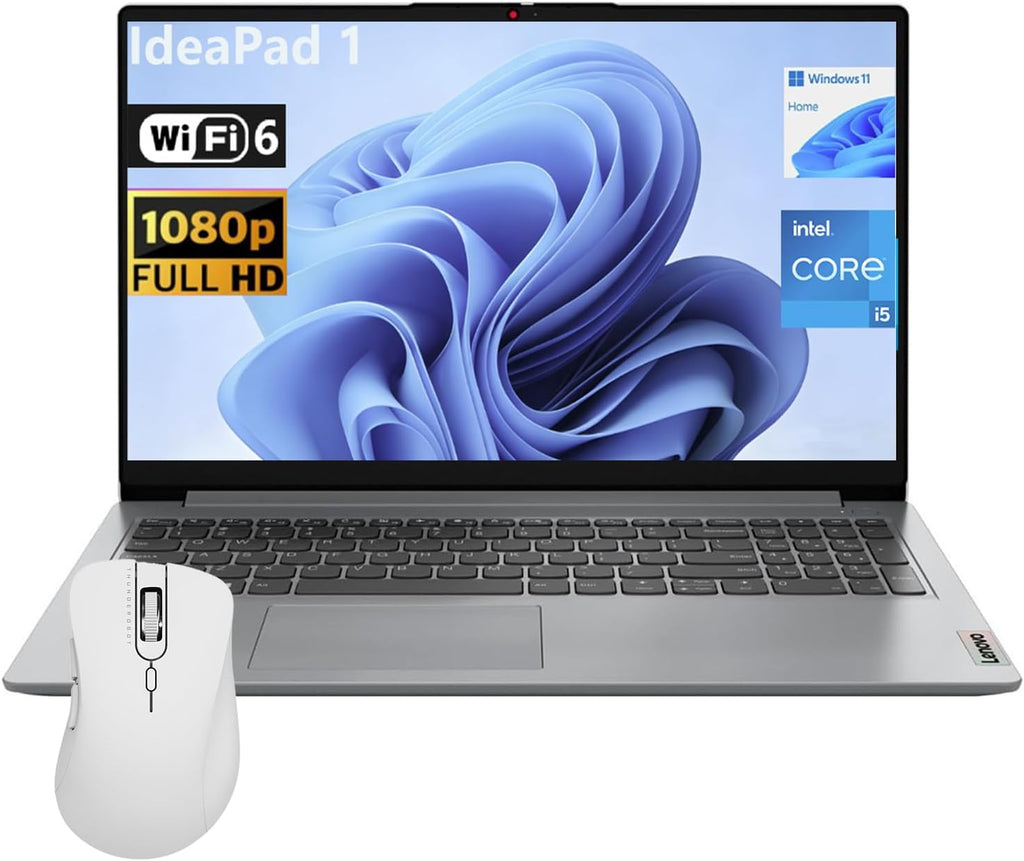 Lenovo IdeaPad 15.6' FHD Eco-Friendly Slim Laptop, Office 365 for The Web, 16GB RAM 1TB SSD, Intel 10-Core i5-1335U(Beat Ryzen 7 7730U), Privacy Camera, Wi-Fi 6, Win11, Business and Student-Home