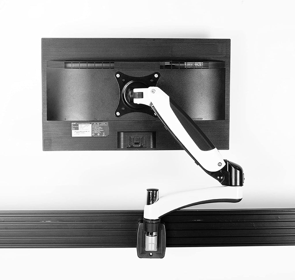 Single Monitor Stand Aluminum Alloy Wall-Mounted Monitor Bracket Arm 15'-27' Gas Spring Monitor Mount Stand, Holds Up to 17.6lbs Monitor Arms Stand (Style : B) (B B)