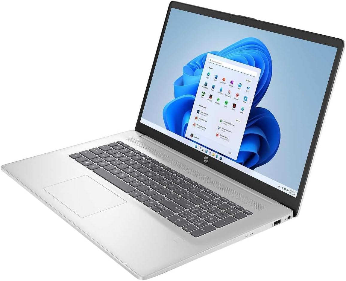 HP 17 Laptop, 17.3' FHD Display, Intel Core i5-1335U,16GB RAM|1TB SSD, Webcam, HDMI, Bluetooth, Type-C, Wi-Fi, Windows 11 Pro, Silver