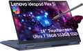 Lenovo IdeaPad Flex 5i 2-in-1 Laptop (16' FHD+ Touchscreen, Intel Ultra 7 Gen 2 255U, 16GB RAM, 512GB SSD, Digital Pen, 12-Core(>i7-1355u)) AI PC for Creator, Designer, IR Webcam, Backlit, Win 11 Home
