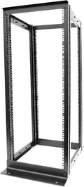 4-Post 27U Open Frame Server Rack for 19' IT Network Equipment & A/V Devices，22'-34' Adjustable Depth，Heavy Duty Free Standing Rack for Servers & AV Gear 4POST-N27U