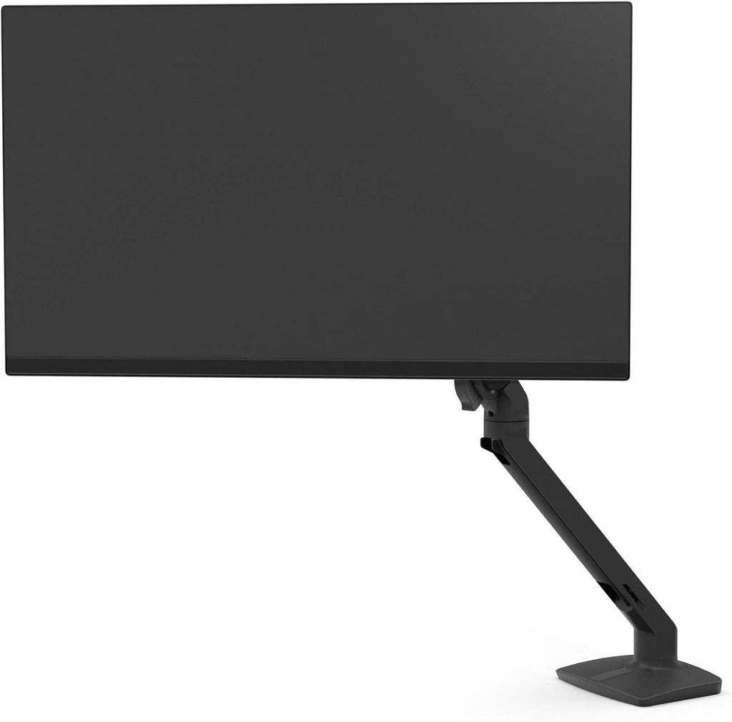 Ergotron – MXV Single Monitor Arm, VESA Desk Mount – for Monitors Up to 34 Inches, 7 to 20 lbs – Low Profile Clamp, Matte Black