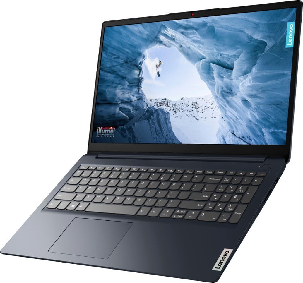 Lenovo IdeaPad 1 15.6' FHD Touch Laptop | AMD Ryzen 5 7520U | AMD Radeon 610M | WiFi6 Bluetooth Win11 Abyss Blue | Long Battery Life | 8GB RAM LPDDR5 2TB SSD | w/2TB Flash Drive | W/GaLiMu