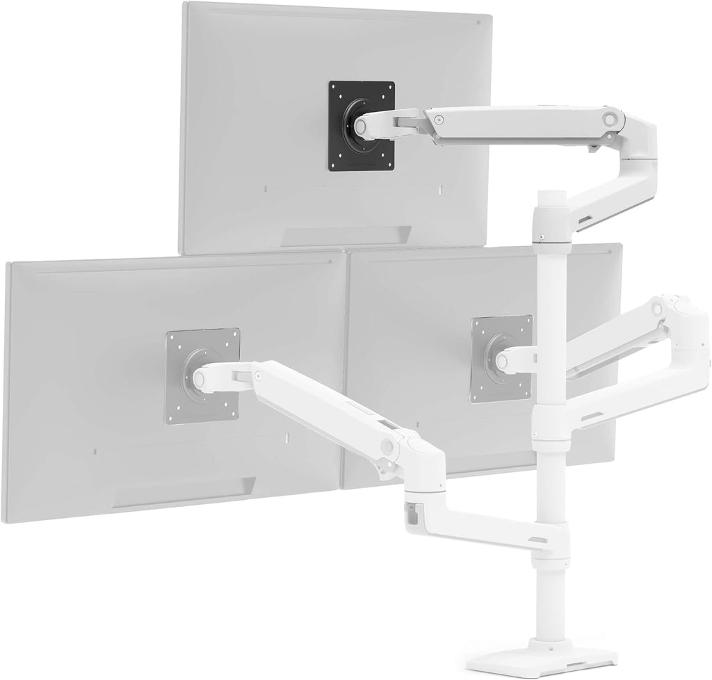 Ergotron � LX Monitor Arm, Extension, and Collar Kit � Add-on for LX Tall Pole Monitor Arms � White