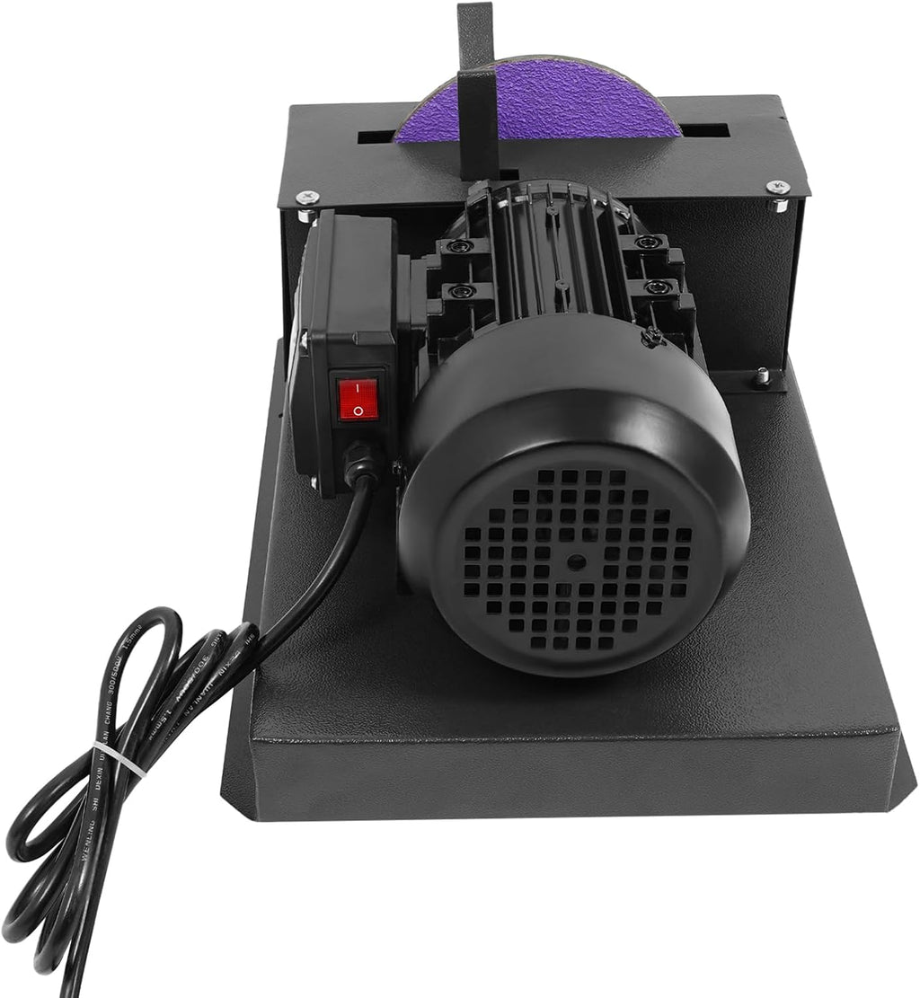750W Lawn Mower Blade Sharpener 1700 RPM Grinder Sharpening Machine with 7'/9' Grinding Wheel for High/Low Lift & Gator Blades (1HP 750W)
