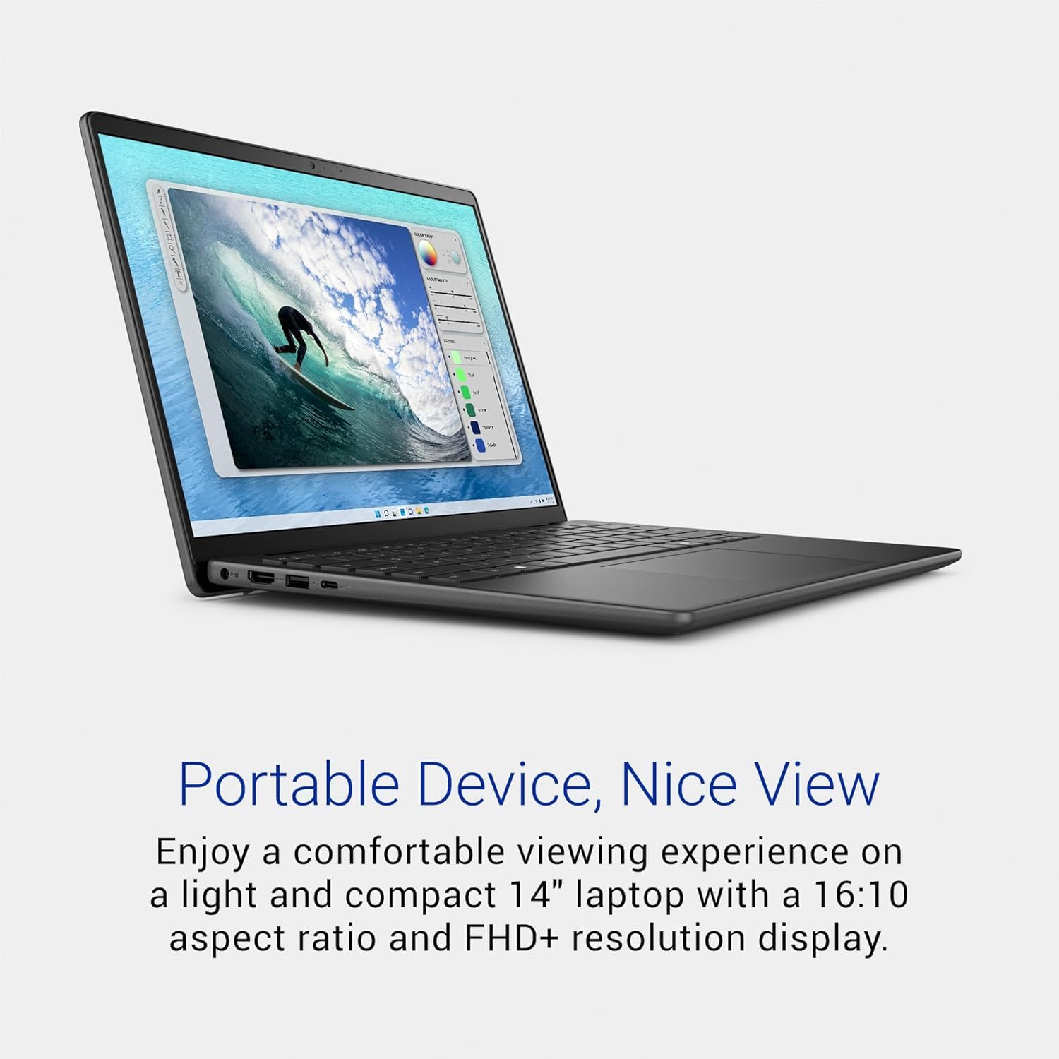 Dell Inspiron 14 i5440 Business Laptop 2024, 14' WUXGA IPS, Intel i5-1334U 10-Core, Iris Xe Graphics, 32GB DDR5 1TB SSD, Backlit Keyboard, Wi-Fi 6, Card Reader, Win11 Home, Carbon Black