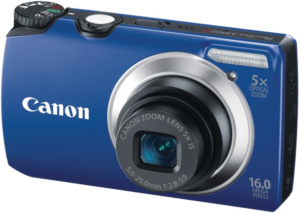 Canon Powershot A3300 16 MP Digital Camera with 5x Optical Zoom (Blue)