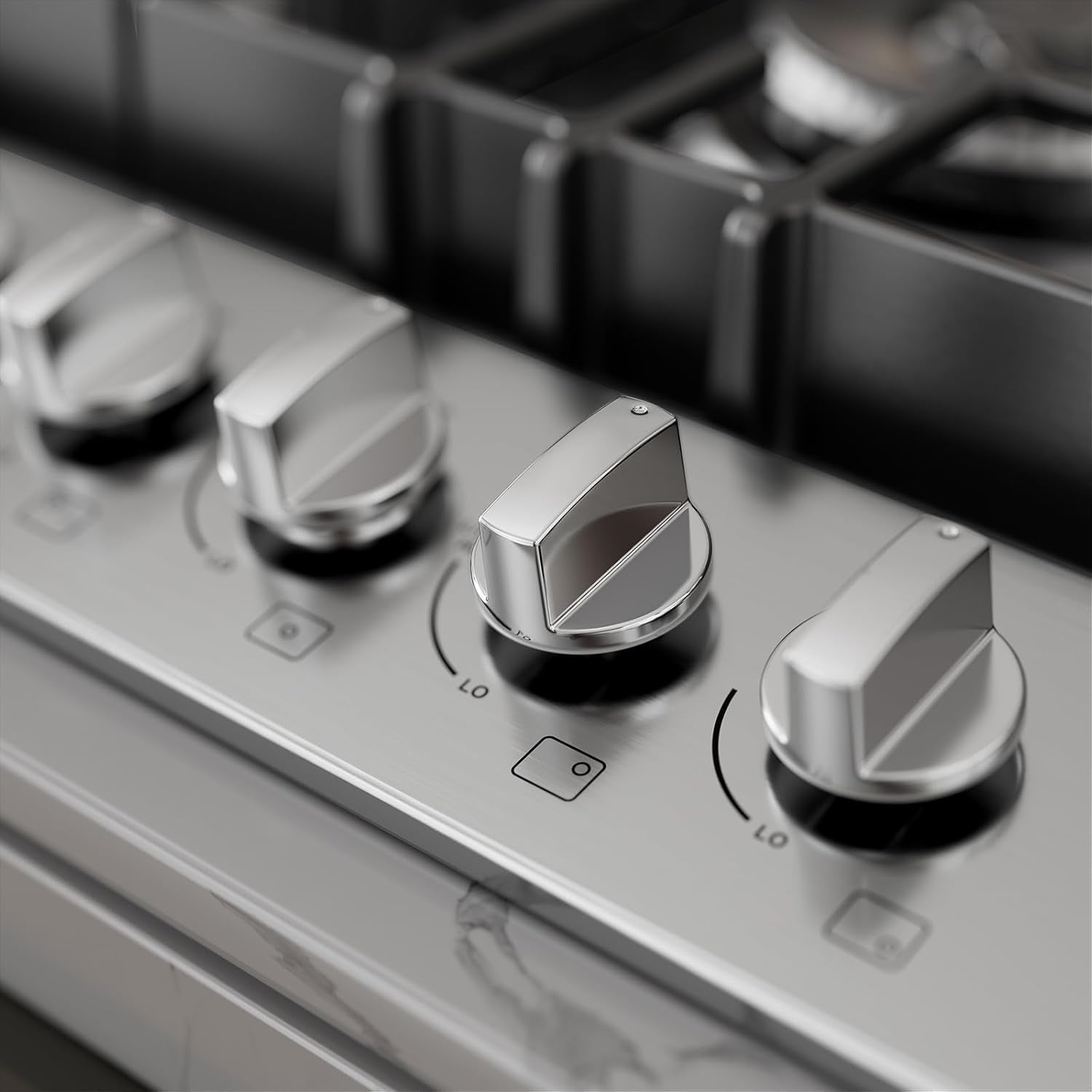 Empava Cooktop Gas 30 Inch, 5 Made in Italy SABAF Stove Burner, LPG/NG Dual Fuel Convertible, Stainless Steel, Ideal for Kitchens and RVs