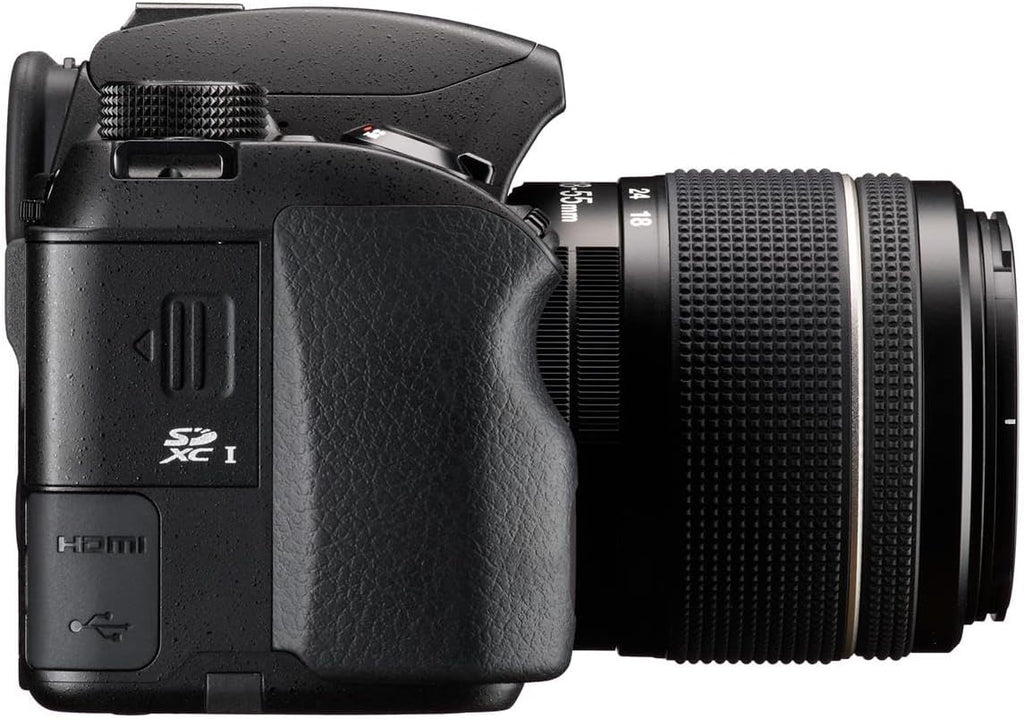 PENTAX KF APS-C Digital SLR Camera 18-55 WR kit with Dustproof, Weather-Resistant and Vari-Angle LCD Monitor, Black