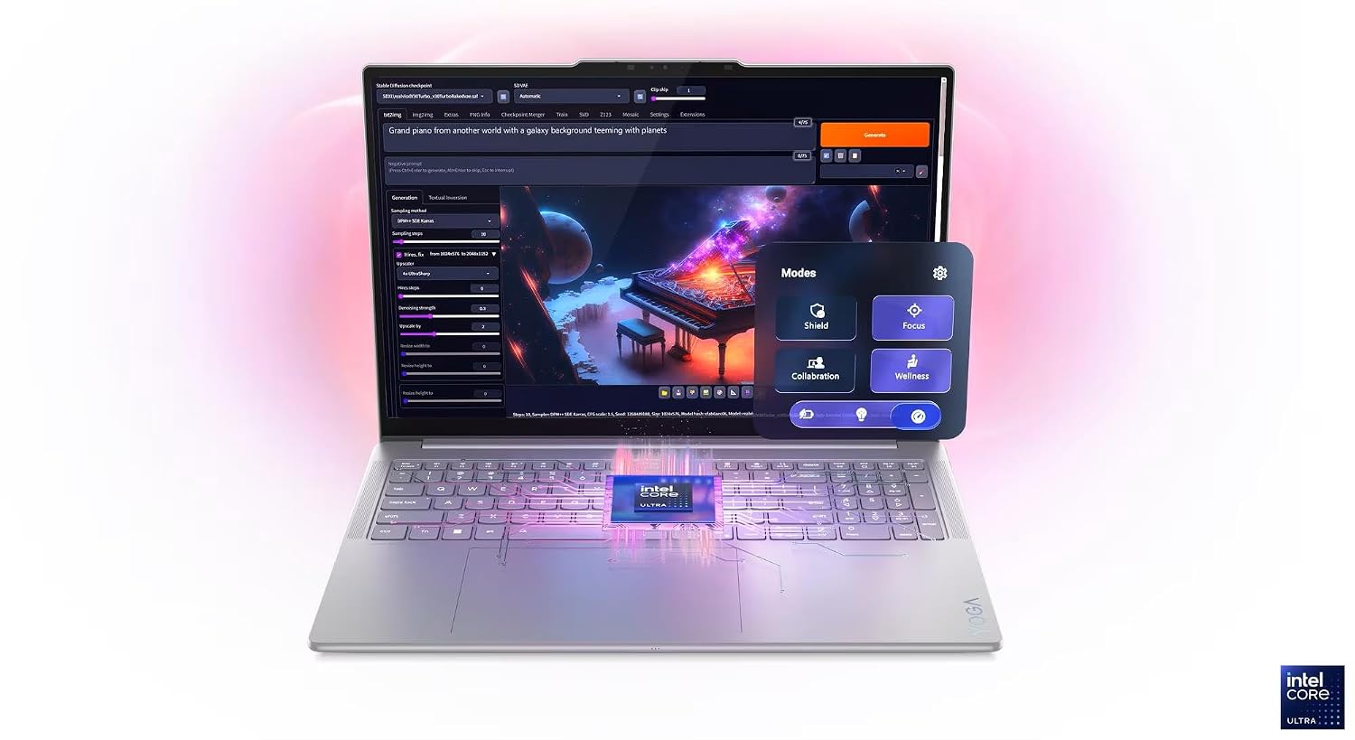 Lenovo Yoga Pro 9i 16 Laptop, Intel Ultra 9-285H, 16' 2.8K WQXGA+ (2880x1800) OLED Touch, 32GB LPDDR5x RAM 2TB SSD, GeForce RTX 5050, WiFi7, Backlit KB, Win11, Luna Grey, w/2TB USB Drive, W/GaLiMu