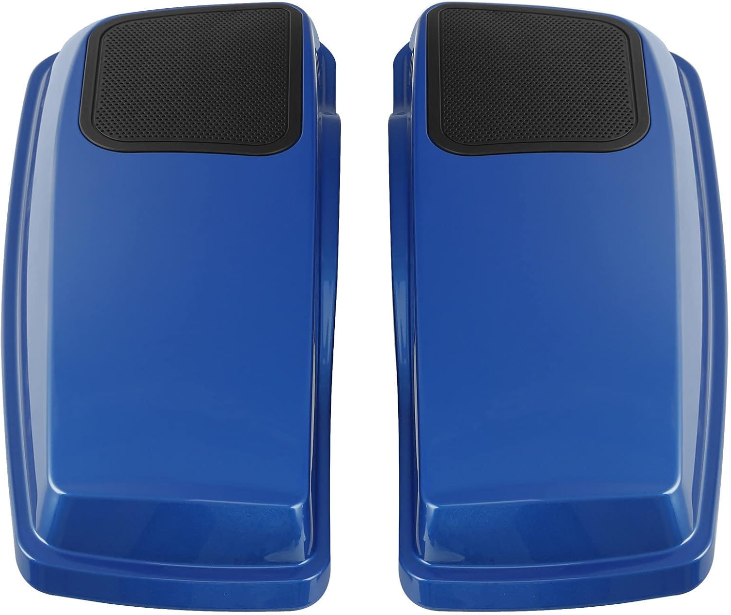 HR3 Electric Blue Saddlebag Lids w/ 6'x9' Speaker Grills Compatible with 2014-later Harley Touring Road Glide Street Glide Ultra Limited Electra Glide Standard Models