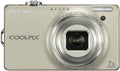 Nikon Coolpix S6000 14.2 MP Digital Camera with 7x Optical Vibration Reduction (VR) Zoom and 2.7-Inch LCD (Silver)