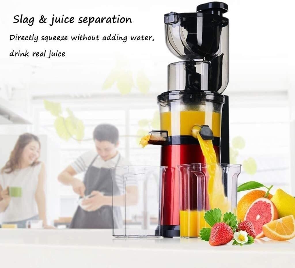 Slow Juicer Cold Press Masticating Juicer Machine, 240W, 1.8' Chute, Anti-Oxidation, Easy to Clean for Vegetables & Fruits