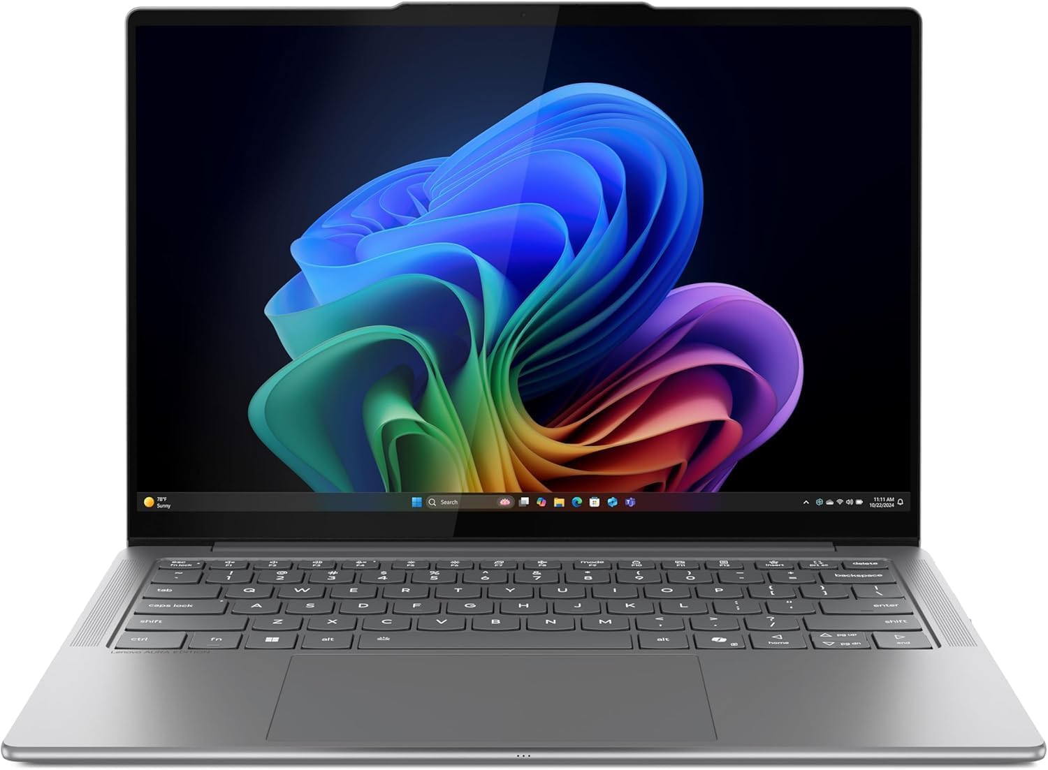 Lenovo 2025 Slim 7i Aura Edition Copilot+ PC with Intel Core Ultra 7 258V Processor, 14' 100% DCI-P3 OLED Touchscreen, 32GB LPDDR5X-8533MT/s Memory, 1TB SSD, Wi-Fi 7, 5MP RGB+IR Cam, and Win 11 Pro