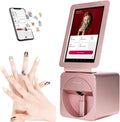 3D Nail Printers, Smart Nail Printer - AI Recognizes Media Contour, Upport DIY/App/WiFi/USB, for Kid/Nail Studio/Manicure/Nail Enthusiasts