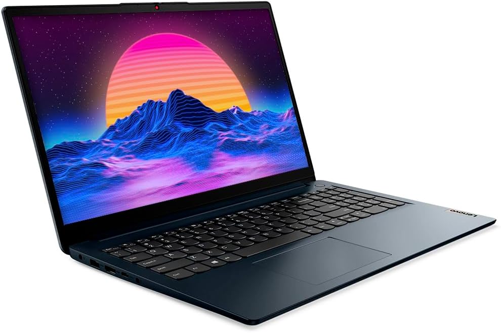 Lenovo Idea Pad 1 Laptop in Blue AMD Ryzen 3 up to 4.1Ghz 15.6in FHD 8GB DDR5 RAM 256GB SSD Win 11 (ID3 - Renewed)