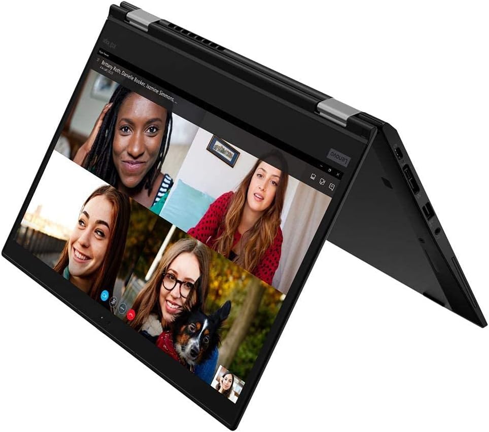 Lenovo ThinkPad X13 Yoga Gen 1 13.3' Touchscreen 2 in 1 Notebook, Intel Core i5-10210U, 8GB RAM, 256GB SSD (20SX002AUS) (Renewed)