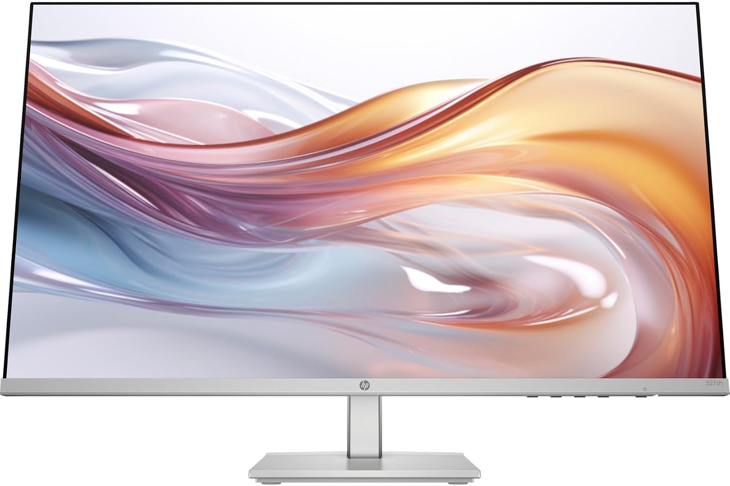 HP Series 5 527sh Monitor (Replaces M27h) 27' 100Hz IPS FHD (1920x1080) 99% sRGB Display, Adjustable Height & Tilt, Flicker Free, Anti-Glare, Black/Silver w/DKZ USB Port Expander