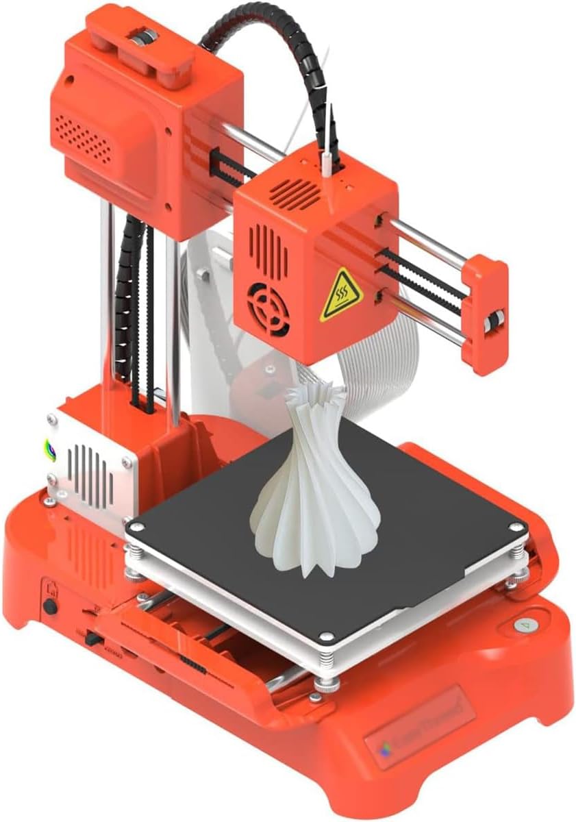 Mini 3D Printer for Students and Kids, Easy Leveling-Free Operation, Ideal for Education and Learning Projects