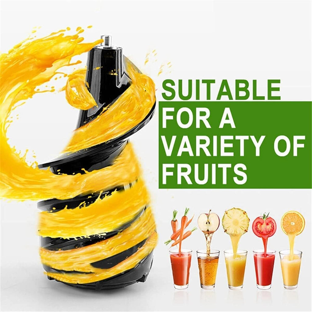 Slow Juicer Masticating Juicer Machine, 150W Cold-Squeezed Juicer, 3-Inch Wide-Groove, Easy to Clean, Low-Speed for Nutrient-Rich Juice