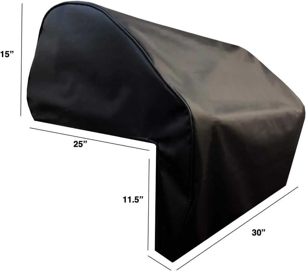 Windproof Covers 30 inch Heavy Duty Premium Vinyl Grill Cover to fit Wolf Built-in Grill