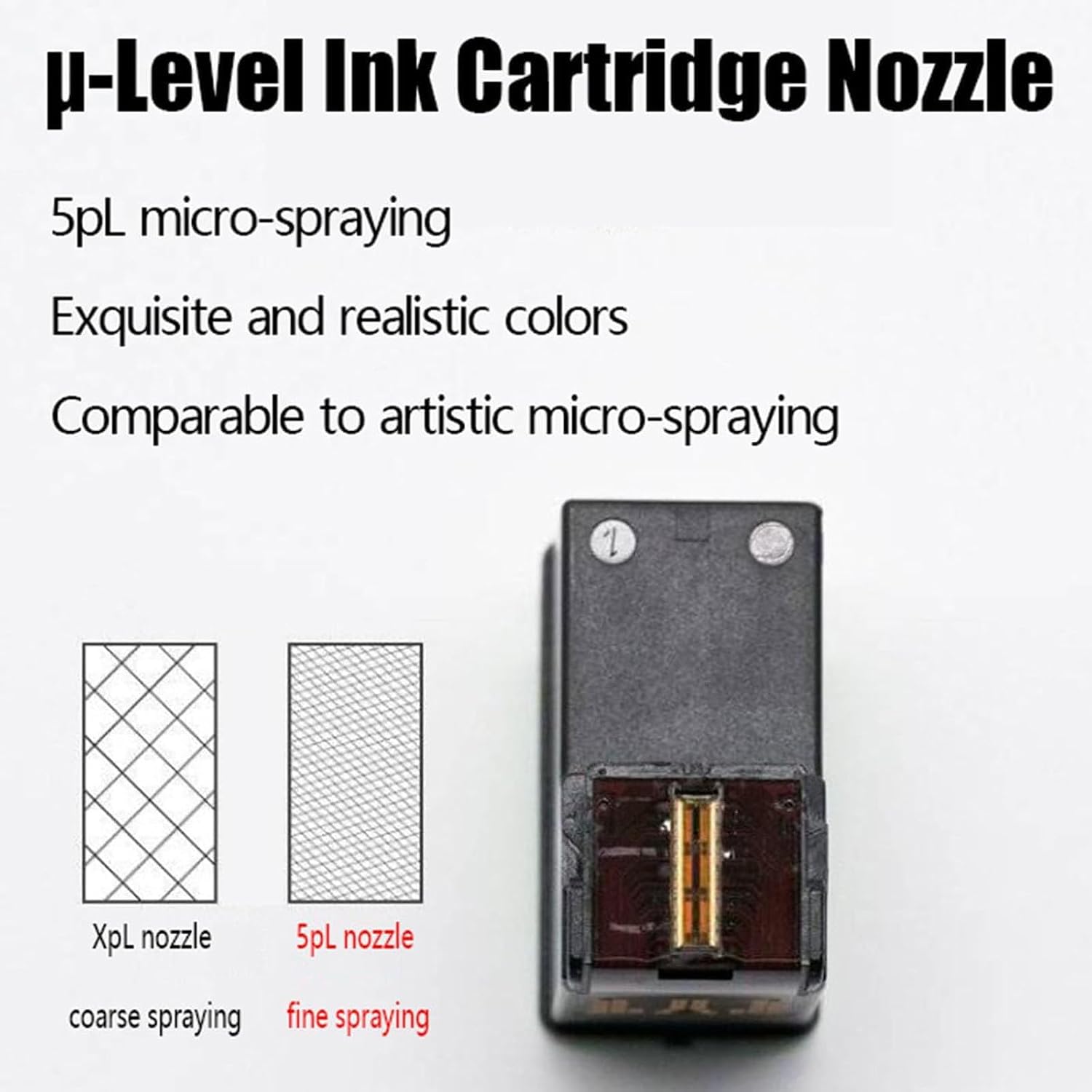 3D Nail Printer Printer Ink Cartridge, High-Definition Painting for 800 Nails, Replacement for Nail Art Equipment and for Girls' Home Beauty & Personal Care Whiteinkcartridge