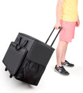 BUBM Desktop Computer Carrying Case, Padded Nylon Carry Tote Bag for Transporting Computer Tower PC Chassis, Keyboard, Cable and Mouse