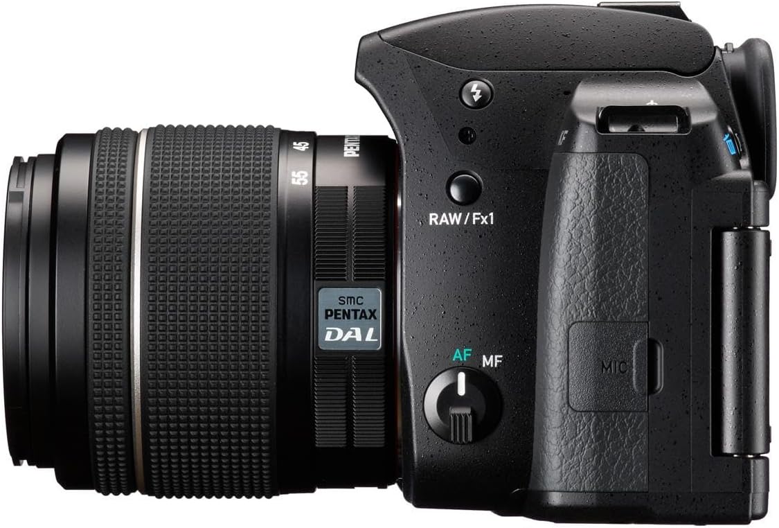 PENTAX KF APS-C Digital SLR Camera 18-55 WR kit with Dustproof, Weather-Resistant and Vari-Angle LCD Monitor, Black