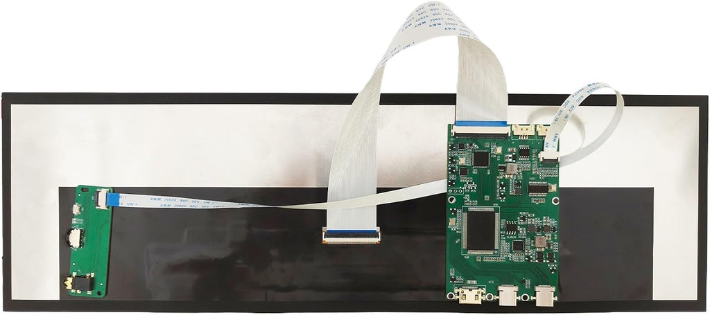 VSDISPLAY 14.5 Inch 2560x720 2K LCD Screen VS145T-001T Display Panel with USB-C LCD Driver Board VS-AP2K for DIY Game PC Work Bar Display Panel