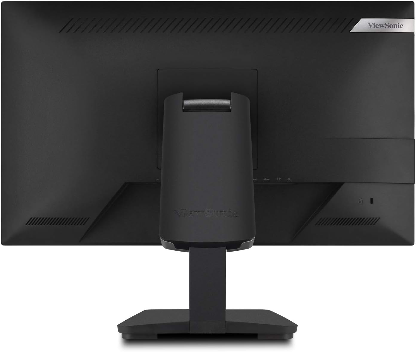 ViewSonic TD2455 24 Inch 1080p Touch Screen Monitor, 10-Point Multi-Touch IPS for Collaborative Offices, USB-C with Daisy Chain, Advanced Ergonomics, HDMI, DisplayPort Out