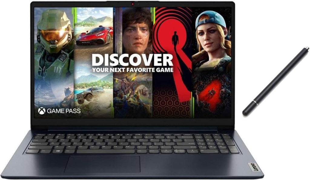 Lenovo Ideapad 1 15.6' FHD Touchscreen Laptop | AMD Ryzen 5 7520U(Beat i7-1165G7) | AMD Radeon Graphics | WiFi| Long Battery Life | 8GB RAM DDR5 | 256GB SSD | Windows 11 S | Bundle with Stylus Pen
