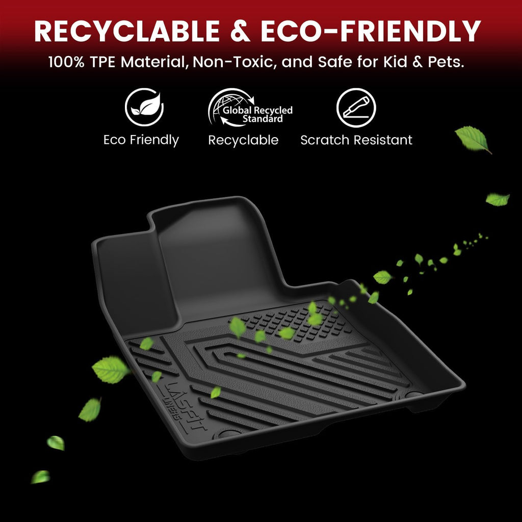 LASFIT Floor Mats & Cargo Mat with Seatback for Hyundai Tucson Gas 2026 2025 2024 2023 2022 SEL/SEL Convenience/SE/XRT, All Weather TPE Car Mats Custom Fit Tucson 2022-2026 Floor Liners & Trunk Mat