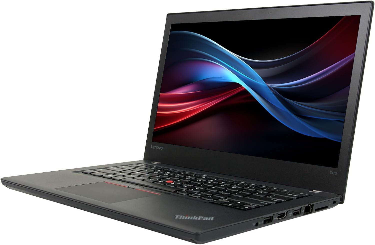 Lenovo Thinkpad T470 14 inches Business Laptop Computer, Intel Core i5-6300U, 16GB RAM, 256B SSD, Thunderbolt, Type-C, HDMI, RJ-45, Windows 11 Pro (Renewed)