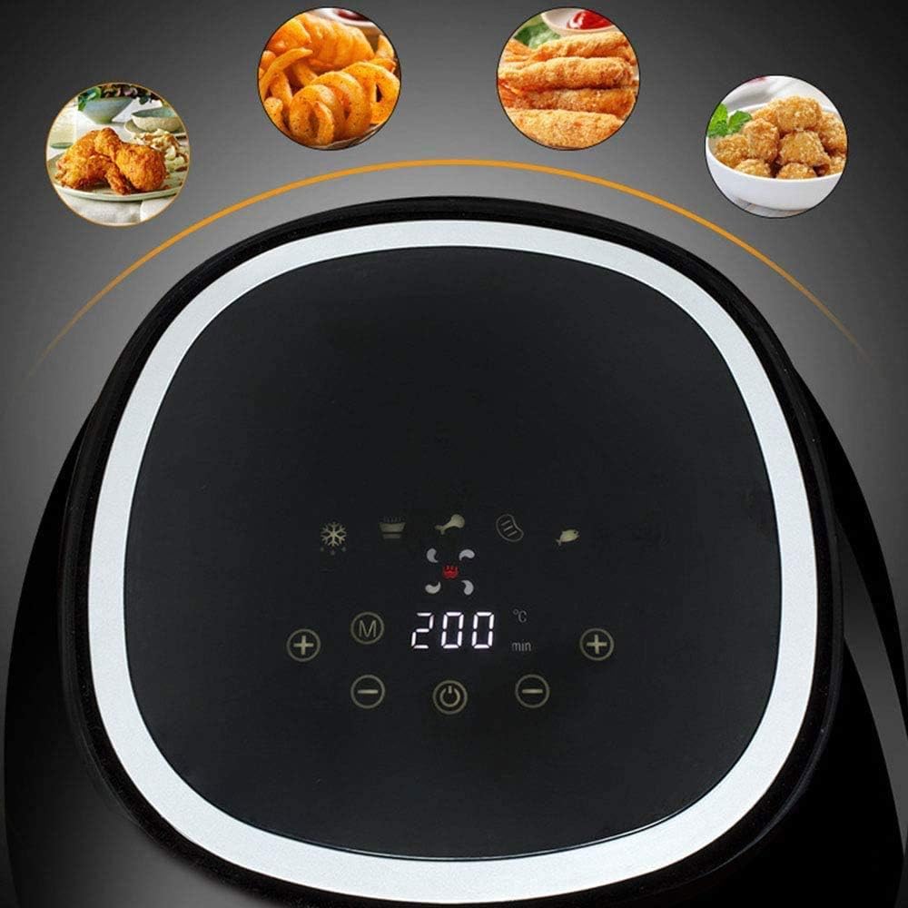 Large Electric Air Fryer Toaster Oven for Oil-Less Air Frying Cooking Large LED Digital Touch Screen Low Consumption and Overheat Protection Stabilize