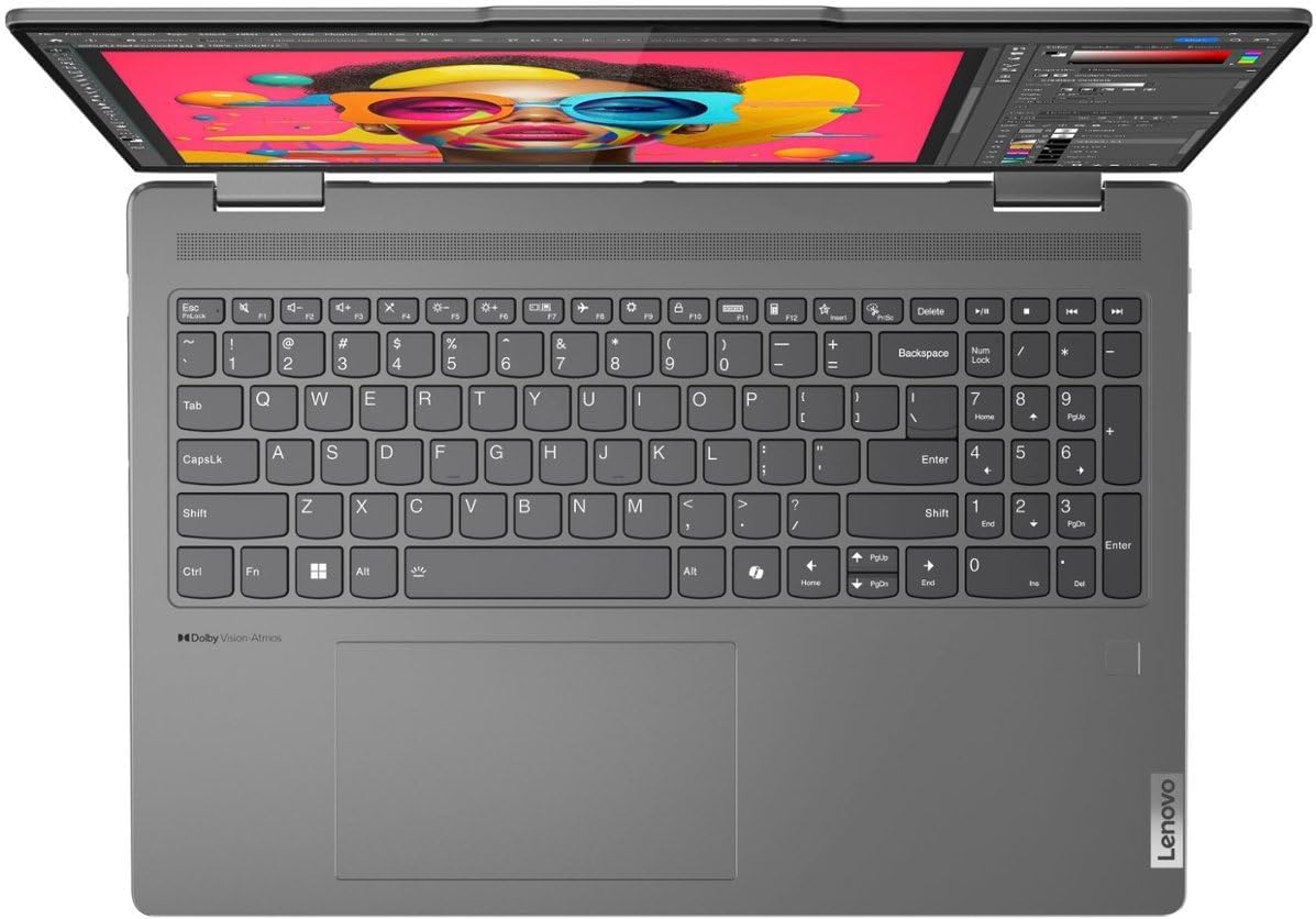 Lenovo Yoga 7 2-in-1 Laptop 16' WUXGA IPS Touchscreen 12-Core Intel Ultra 7 155U 16GB LPDDR5 1TB SSD Intel Graphics Thunderbolt 4 Wi-Fi 6E Backlit Keyboard Fingerprint Win11 Home w/ONT 32GB USB