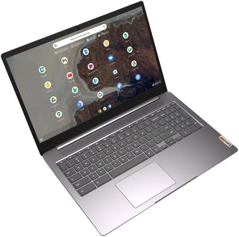 Lenovo IdeaPad 3i Chromebook Laptop 15.6 inch FHD Large Screen - 4GB RAM - 64GB Storage - Google Chromebook Kids School Student - HDMI - 2024 -Wi-Fi 6 - Long Battery Life (Renewed)